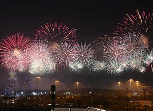 永丰县焰火晚会